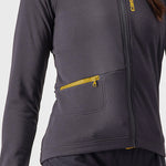 Maglia maniche lunghe donna Castelli Unlimited Trail - Grigio