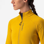 Maglia maniche lunghe donna Castelli Unlimited Trail - Giallo