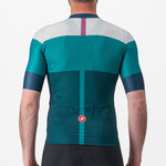 Maillot Castelli Sezione - Verde azul