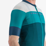 Maillot Castelli Sezione - Verde azul