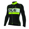 Maglia M/L Ale Bering - Nero Giallo Fluo