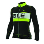 Maglia M/L Ale Bering - Nero Giallo Fluo