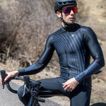 Ale PRR Green Digital long sleeve jersey - Black