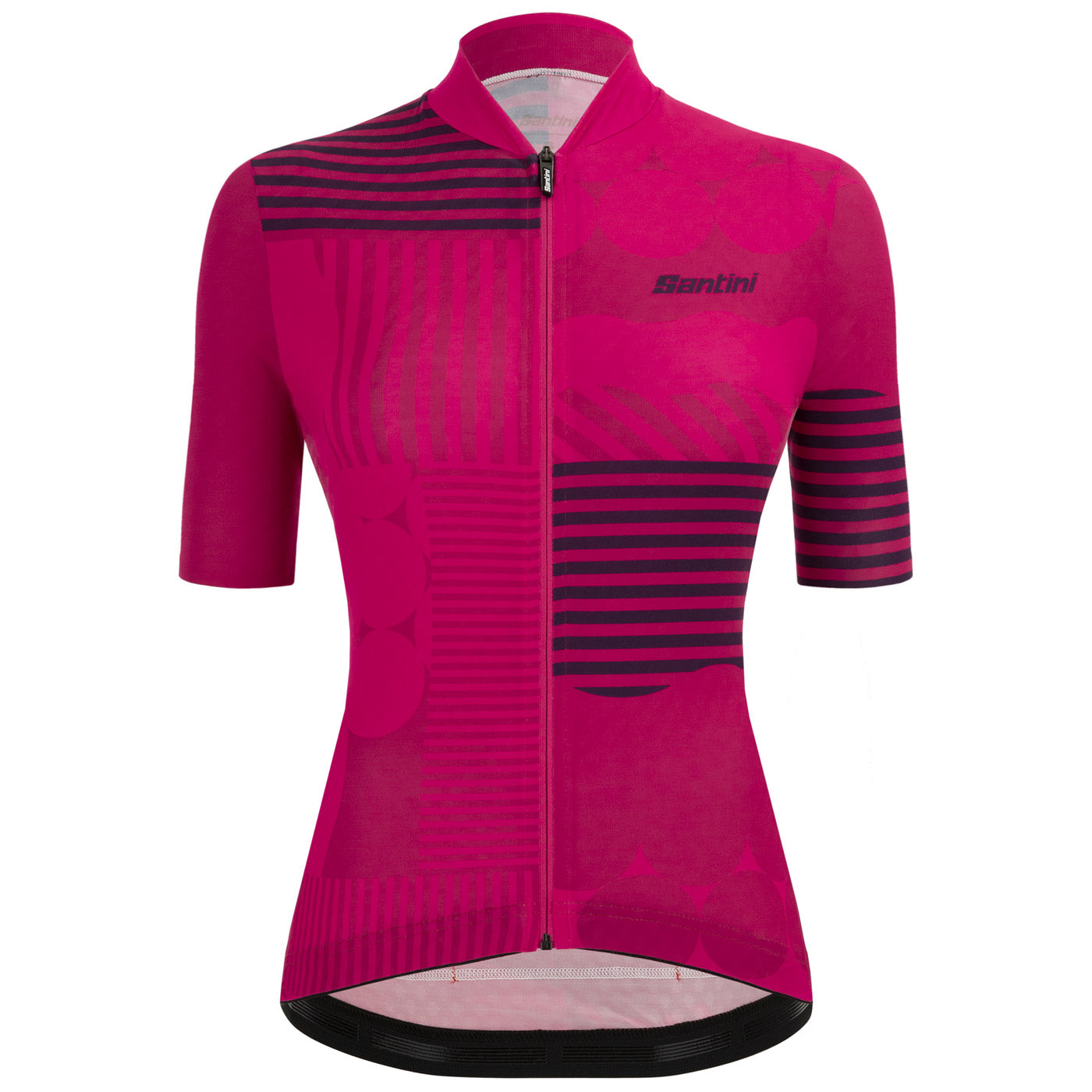 Santini Giada Optic woman jersey - Fuchsia – All4cycling