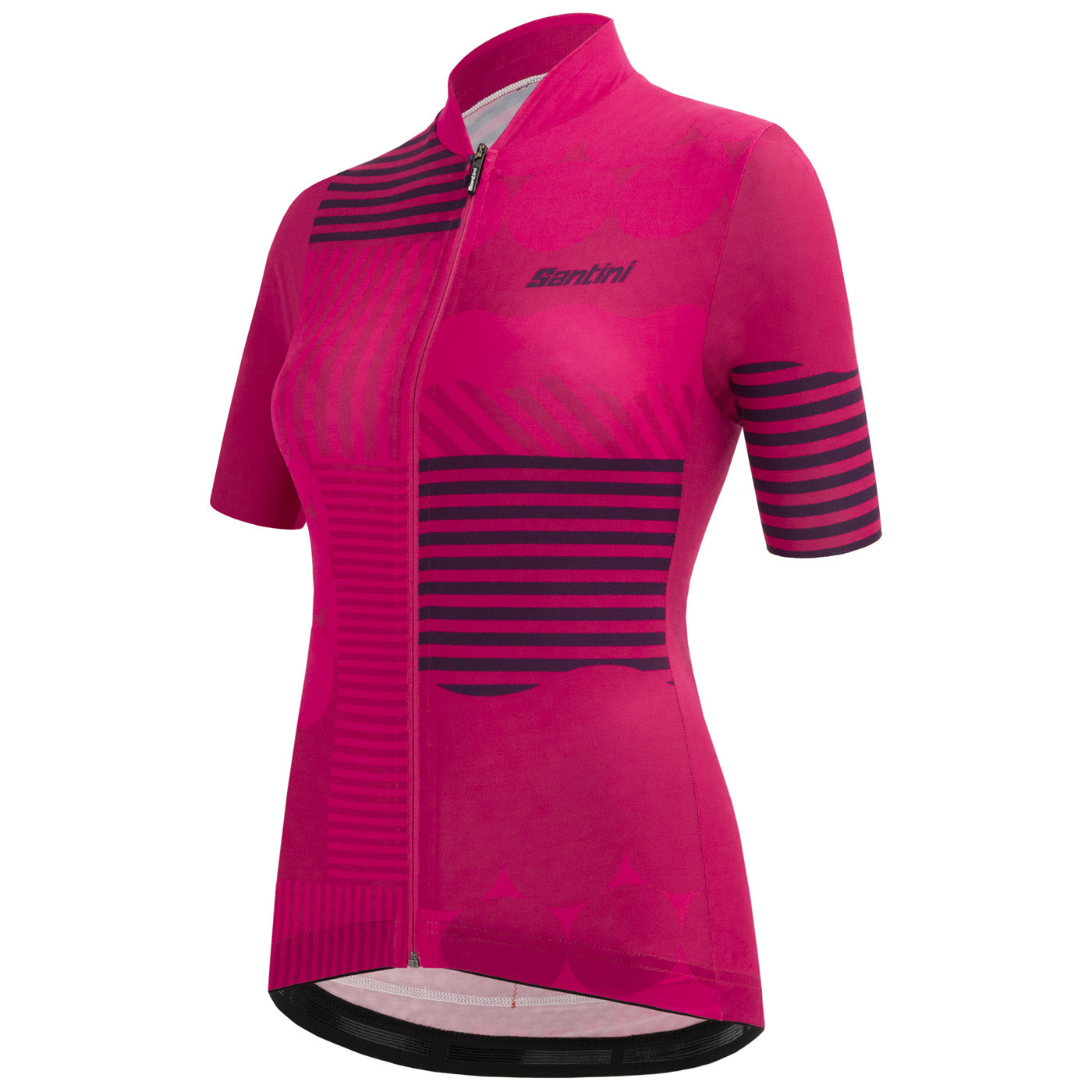 Santini Giada Optic woman jersey - Fuchsia – All4cycling