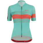 Santini Sleek Bengal woman jersey - Light blue