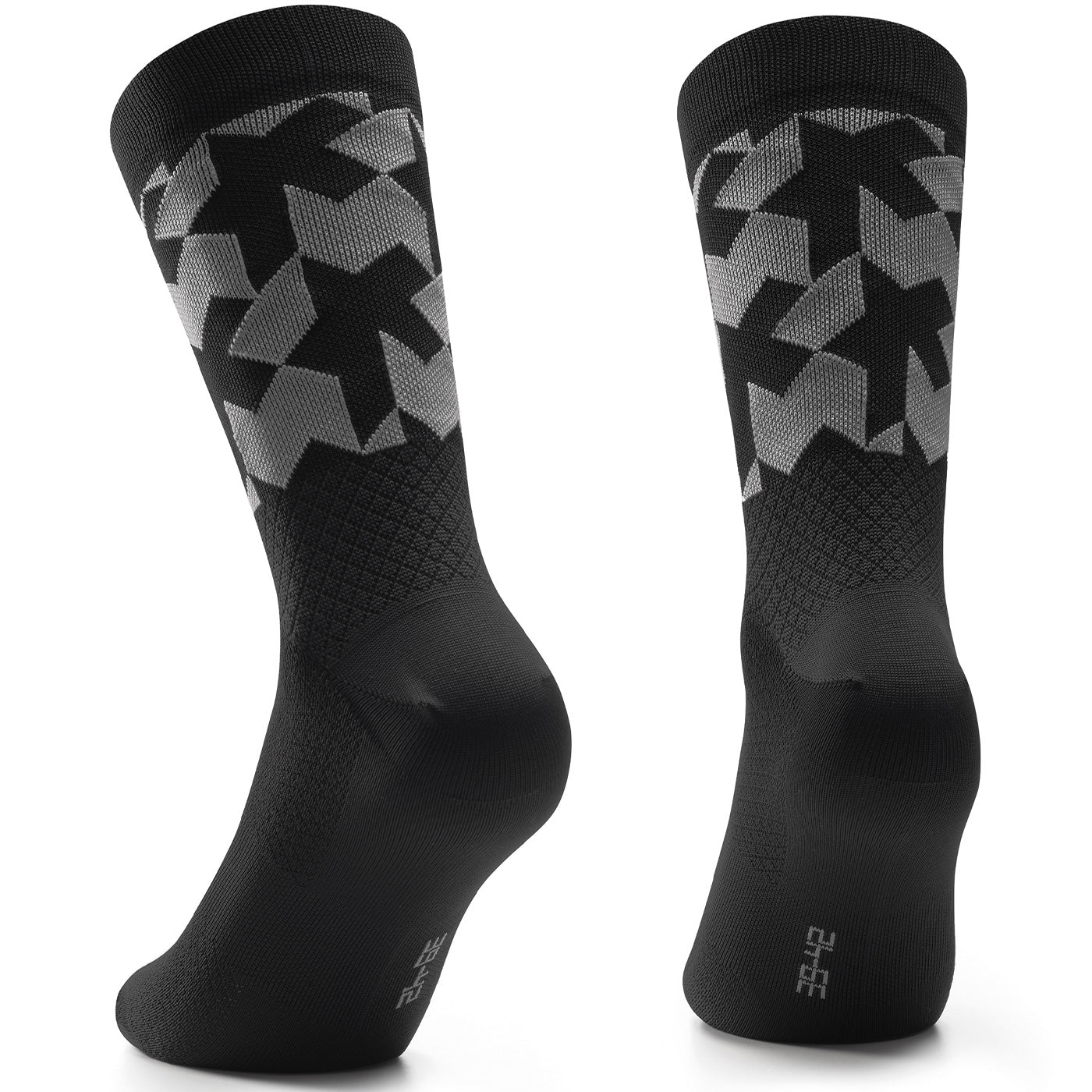 Assos Monogram Evo Socken - Schwarz grau