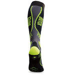 Calze Biotex Race Thermolite - Nero Giallo Fluo