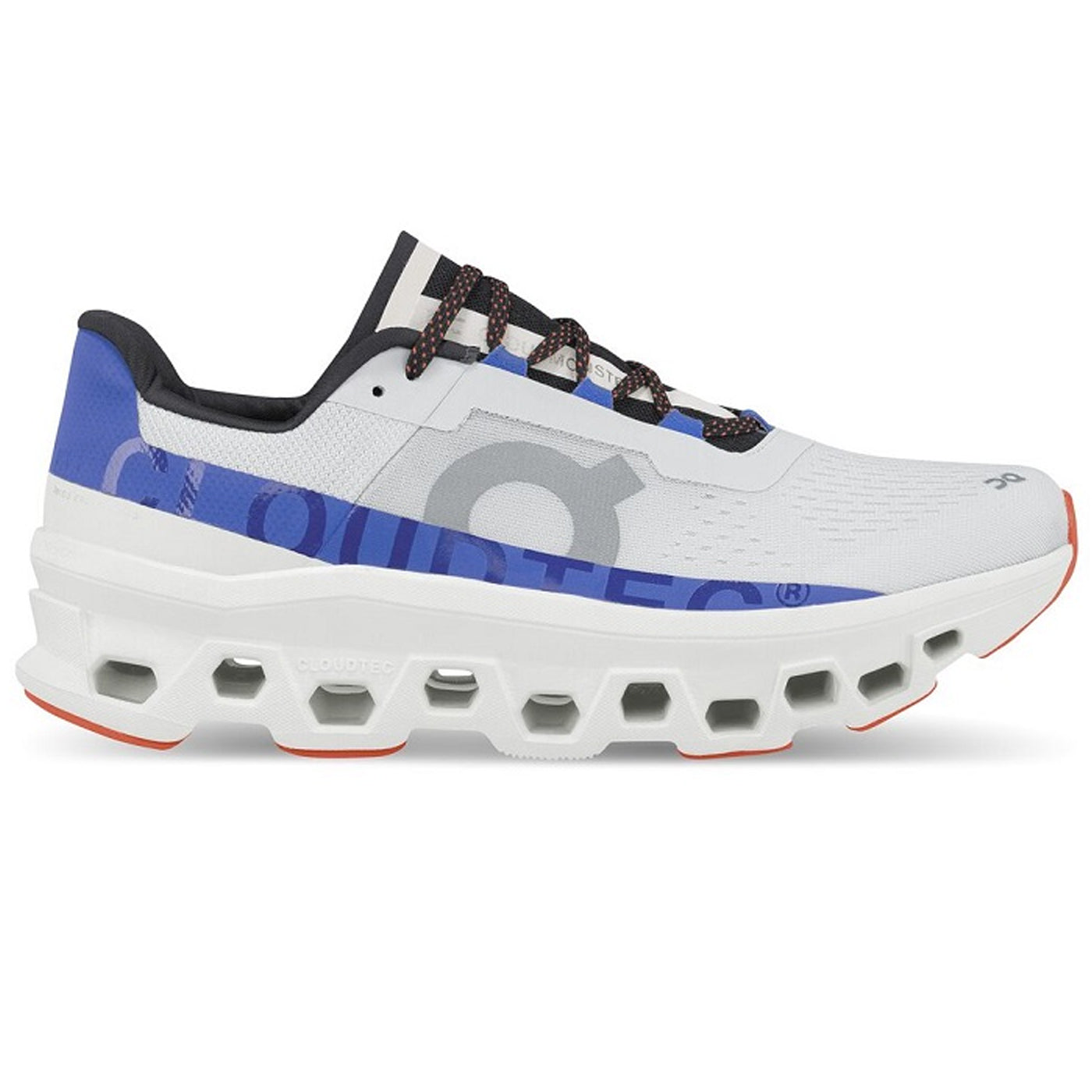 On Cloudmonster shoes - White blue | All4cycling