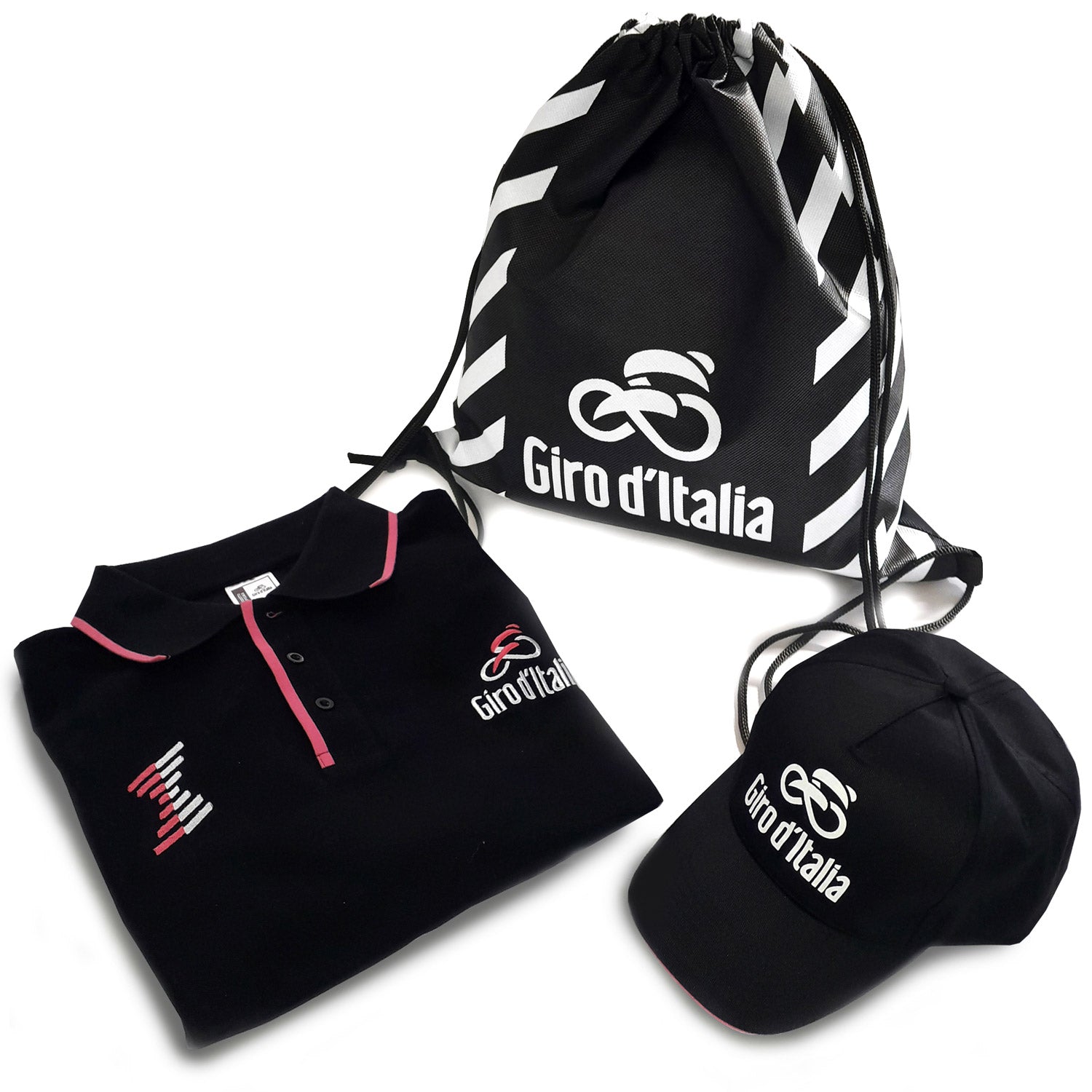 Polo kit Giro d'italia Black All4cycling