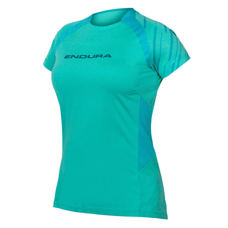 Maglia donna Endura Singletrack MTB - Verde acqua