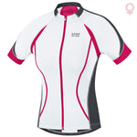 Maglia Donna Gore Oxygen Fz - Bianco Fuxia