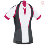 Maglia Donna Gore Oxygen Fz - Bianco Fuxia