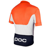 Maglia Poc AVIP printed Light - Bianco Arancio