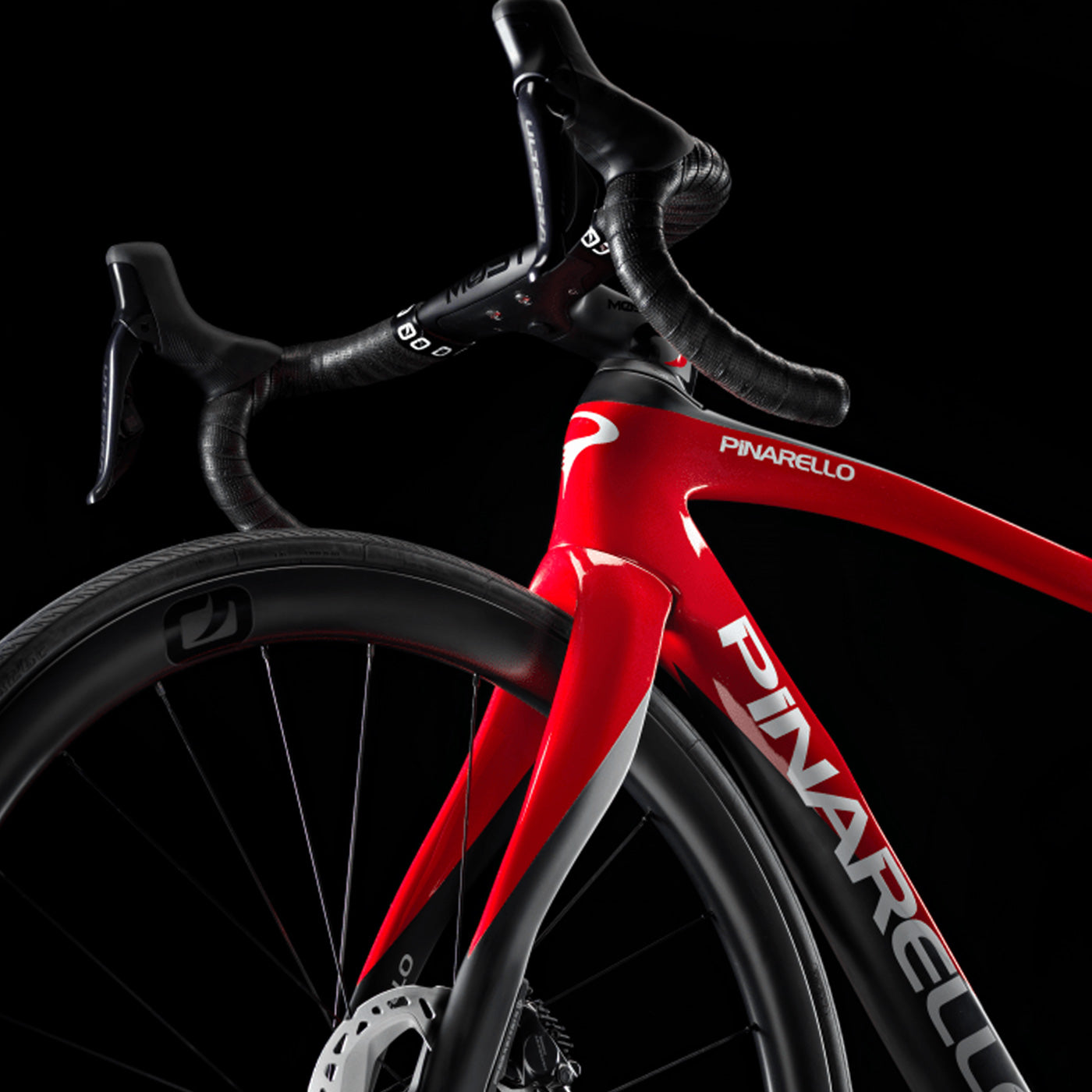 Pinarello F frameset - Black red | All4cycling