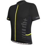 Maglia Rh+ Logo Evo - Nero Giallo