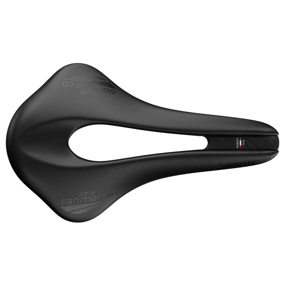 San Marco Shortfit Open-Fit Superleggera Wide Saddle - Black