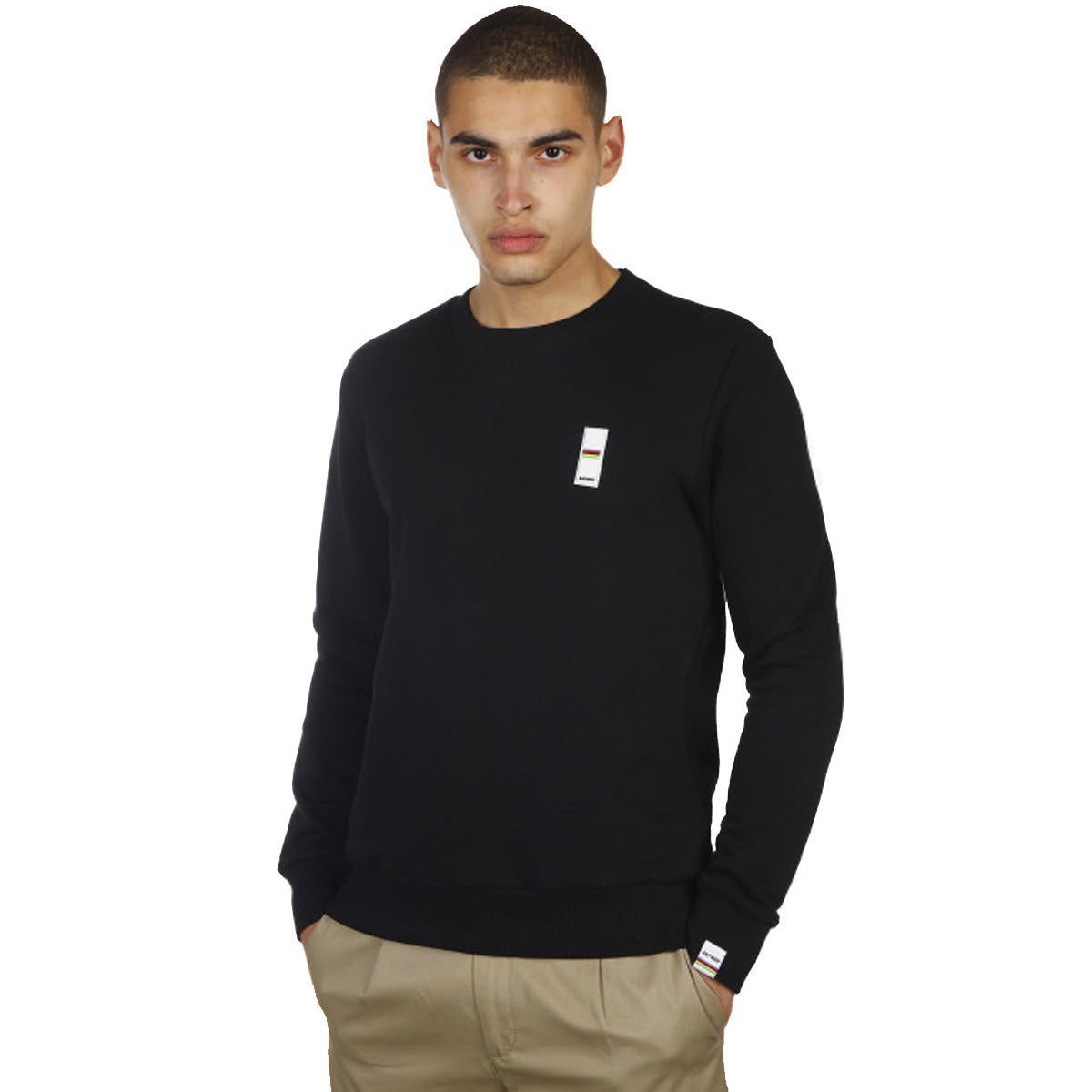 Santini Antwrp Patch sweatshirt - Black