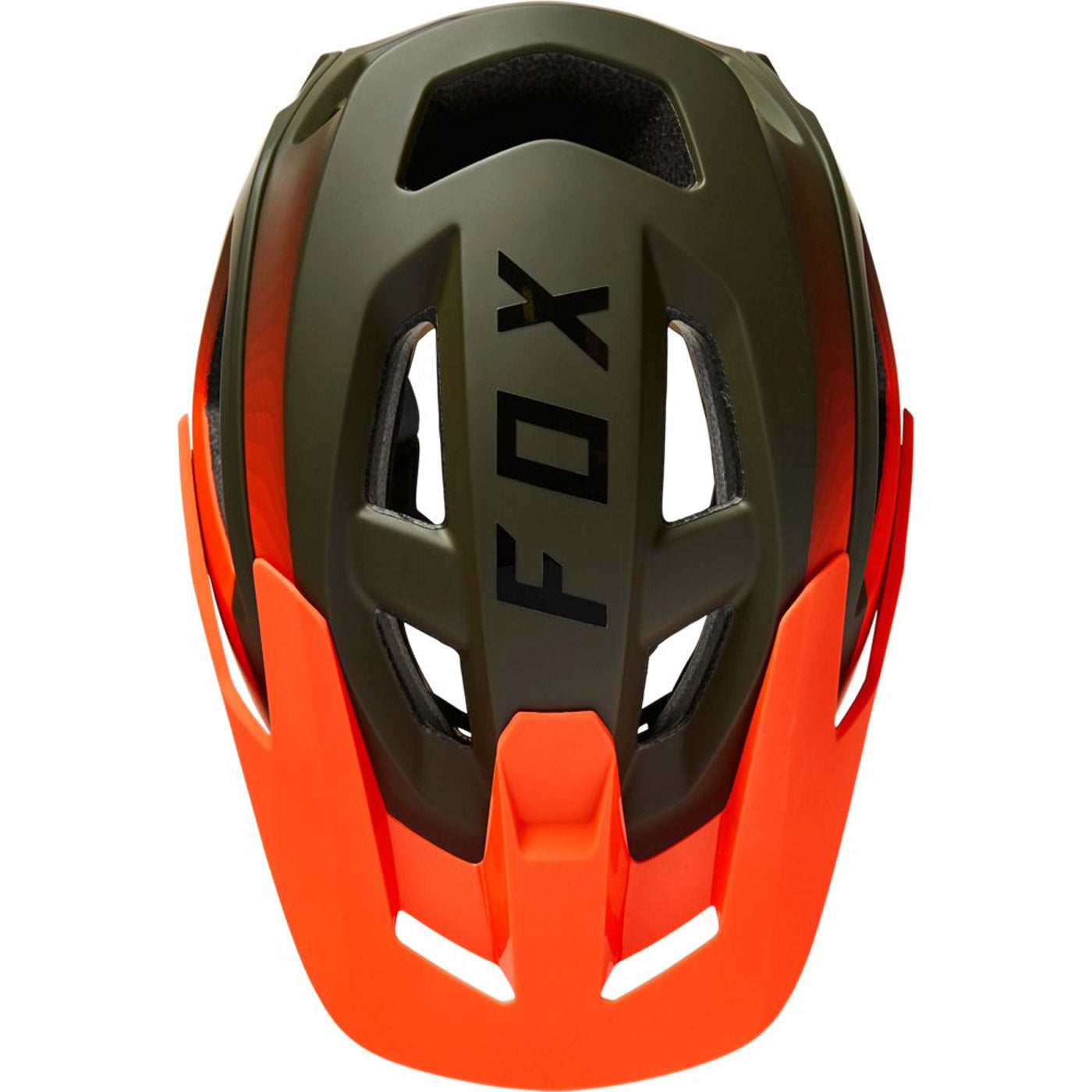 Fox Speedframe Pro Mips Fade helmet - Green orange | All4cycling