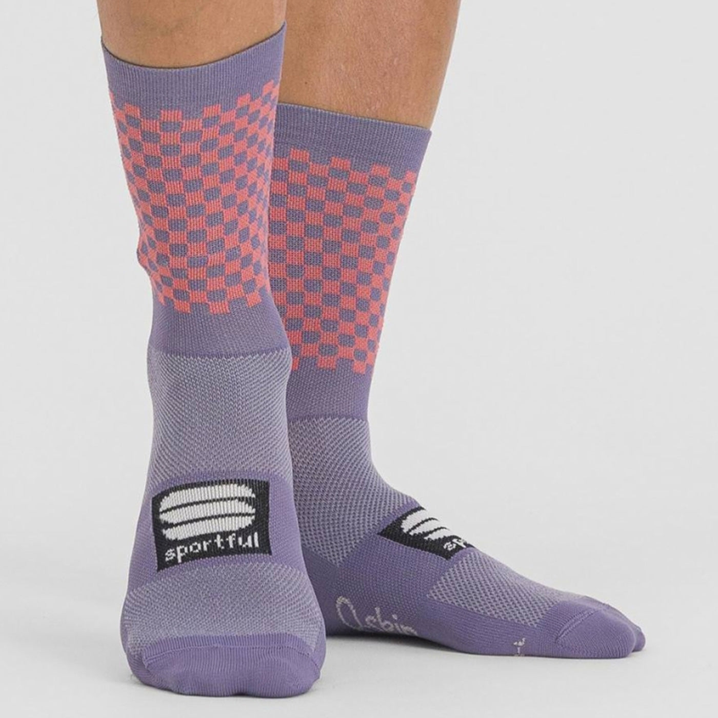 Sportful Checkmate socks - Light violet | All4cycling