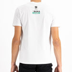 T-Shirt Bora Ride Hard Stay Humble - Blanco