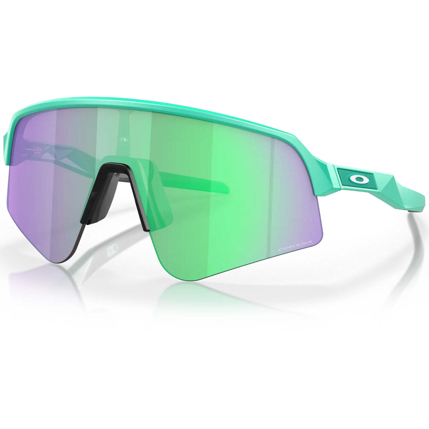 Oakley Sutro Lite Sweep Sunglasses Matte Celeste Prizm Road Jade All4cycling 